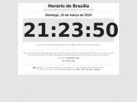 Qual o horário de brasília