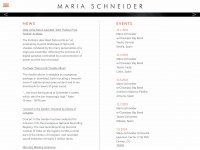 Mariaschneider.com