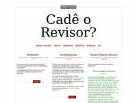 Cadeorevisor.wordpress.com