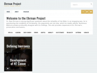 Ehrmanproject.com