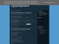 Uglyelephant.blogspot.com