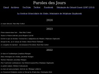 Parolesdesjours.free.fr