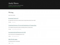Andyshora.com