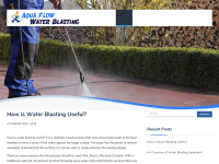 Aquaflowwaterblasting.com
