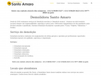 Demolidorasantoamaro.com.br